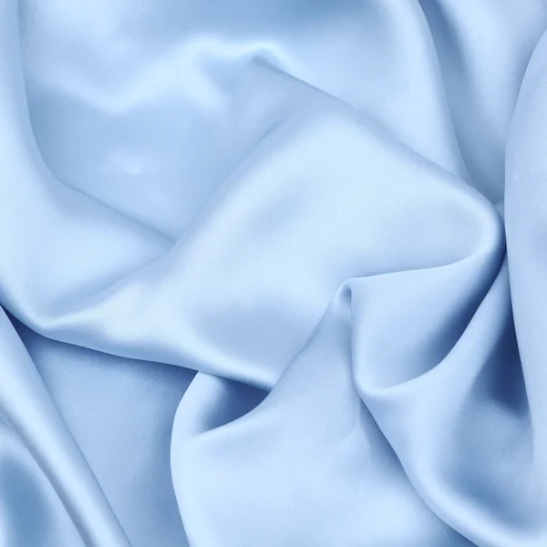 Blue satin — Stock Photo, Image