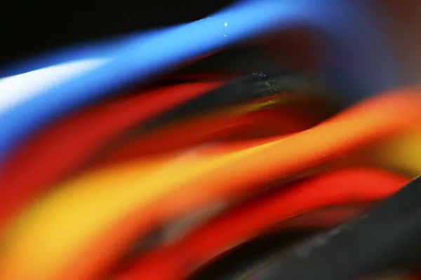 Красочные провода — стоковое фото