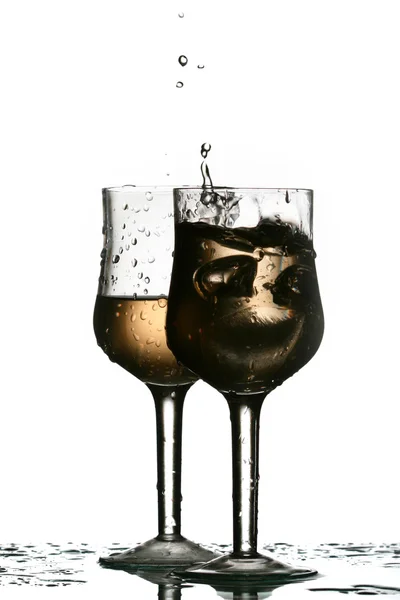 Wine splash — Stock Photo, Image