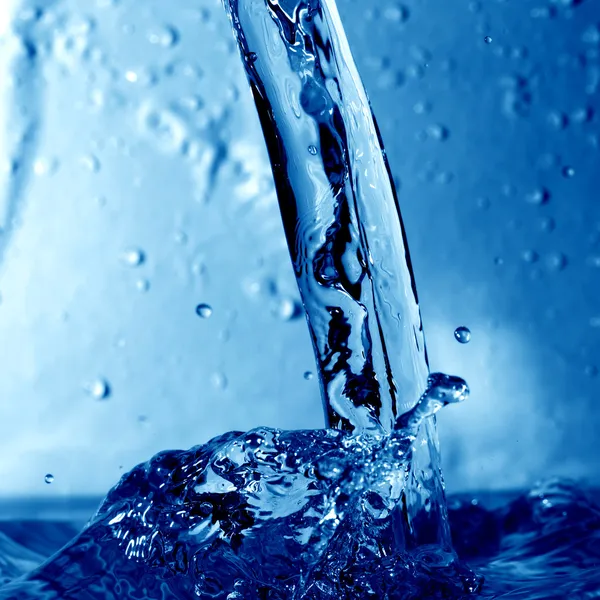 Water nat splash — Stockfoto