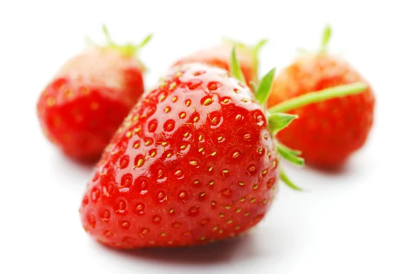 Fragola su bianco — Foto Stock