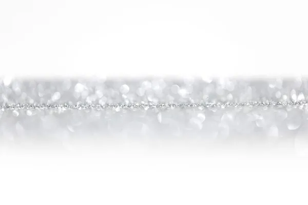 Silver glitter background — Stock Photo, Image