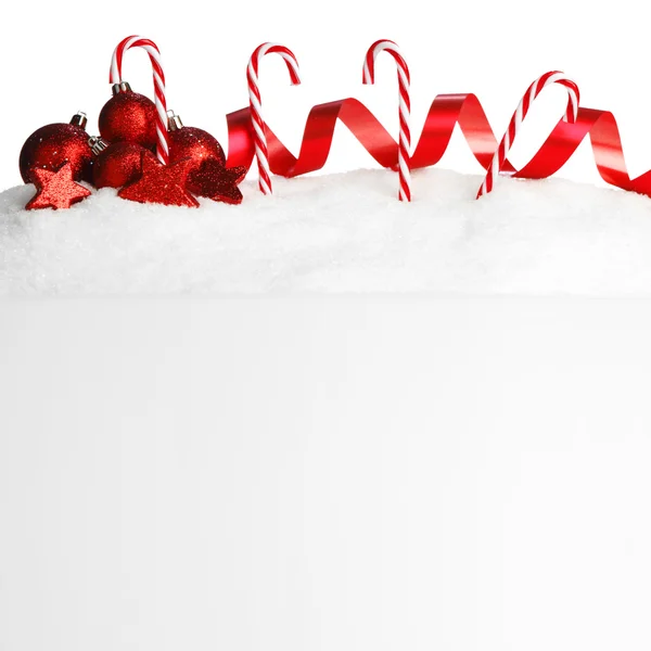 Świąteczne dekoracje i cukierki — Zdjęcie stockowe