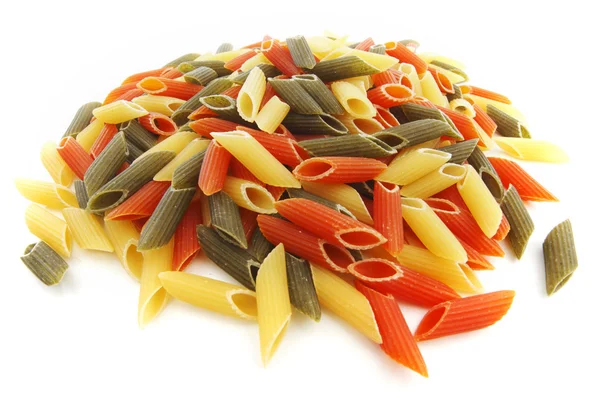 Färgad pasta — Stockfoto