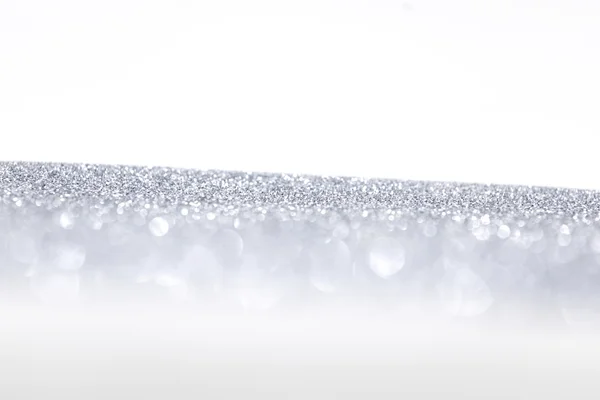 Silver glitter background — Stock Photo, Image