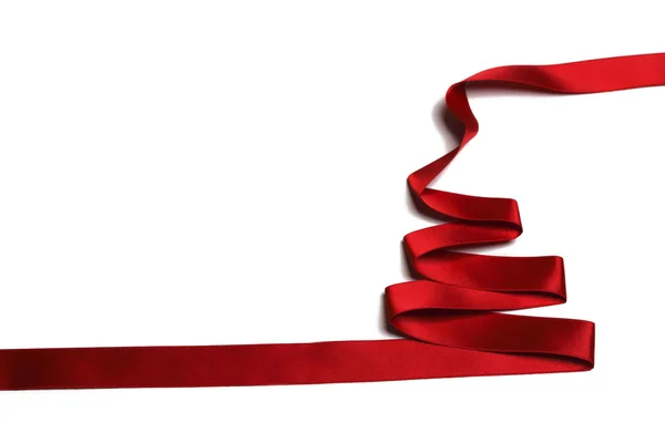 Ribbon christmas tree — Stock Photo, Image