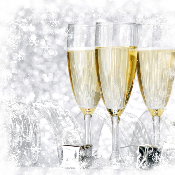 Nyår Champagne — Stockfoto