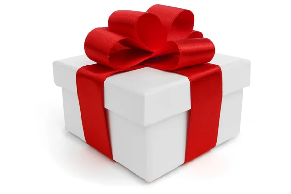 Gift with ribbon and bow — Stock Photo, Image