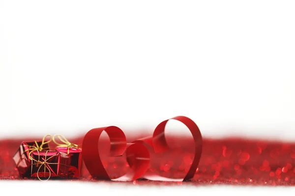 Valentinstag dekorative Herzen — Stockfoto