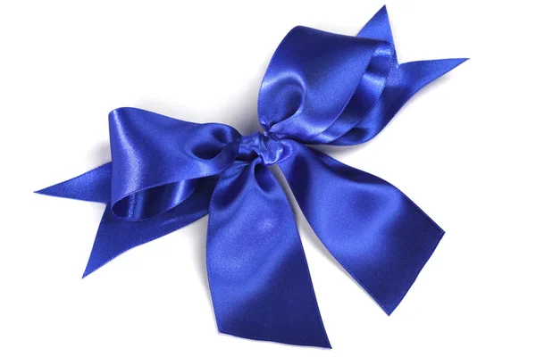 Blue bow — Stock Photo, Image