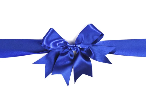 Blue bow — Stock Photo, Image