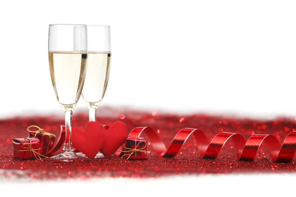 Champagne glasses — Stock Photo, Image