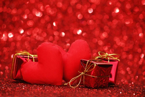 Подарки на день святого Валентина — стоковое фото
