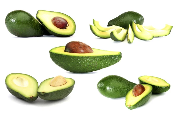 Avocado인터넷 연결을 통해 쇼핑. simle 라인 디자인 일러스트 레이 션 — Foto Stock