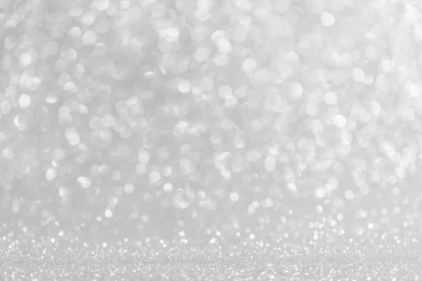 Silver Glitter Holiday Background Christmas New Year Luxury Design Backdrop — Stock Photo, Image