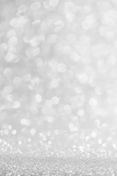 Silver Glitter Holiday Background Christmas New Year Luxury Design Backdrop — Stock Photo, Image