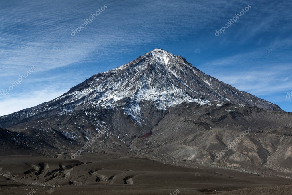 山の風景 Koryaksky 火山 活火山 カムチャッカ半島 ストック写真 C Petropavlovsk 山の風景 Koryaksky 火山 活火山 カムチャッカ半島 ストック写真 C Petropavlovsk