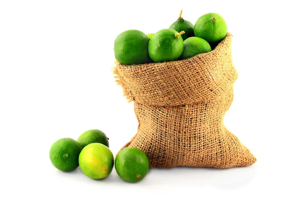 anahtar limes beyaz çuval bezi çanta.