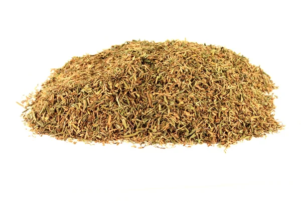 Dry Rubbed Natural Remedy Thyme. — Stock Photo, Image