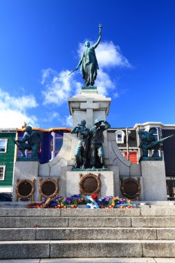 Şehir merkezindeki st. john's, newfoundland Kanada ulusal Savaş Anıtı