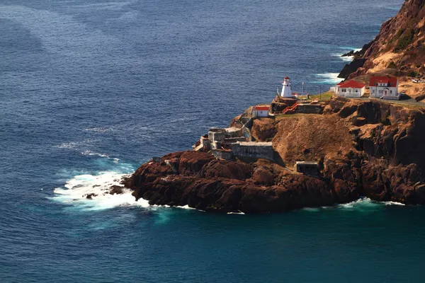 Sitio histórico nacional canadiense Fort Amherst, búnkeres de la Segunda Guerra Mundial — Foto de Stock