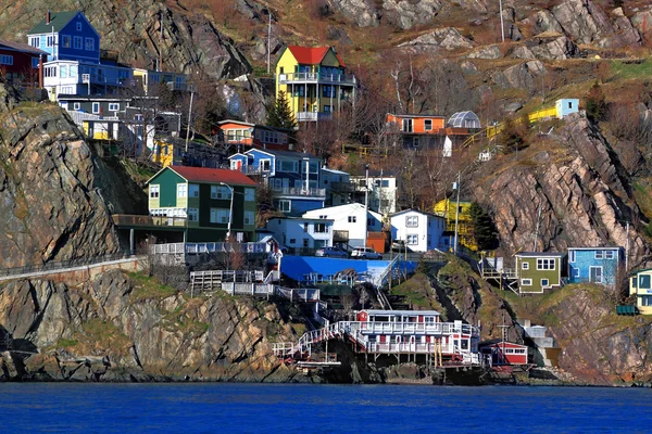 Huizen van St.Janskruid newfoundland — Stockfoto