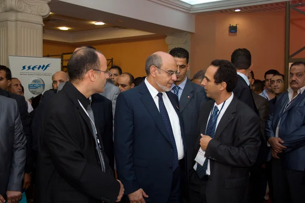 Head of the Tunisian Government at the inauguration of the ICT4A — Stock Photo, Image