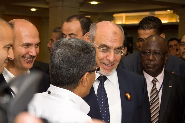 Chef för den tunisiska regeringen vid invigningen av ict4a — Stockfoto