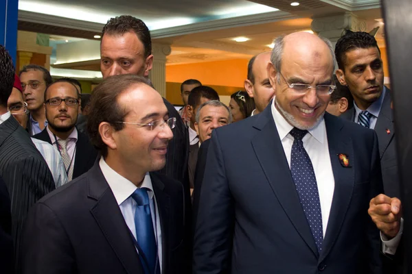 Jefe del Gobierno tunecino en la inauguración de la ICT4A —  Fotos de Stock