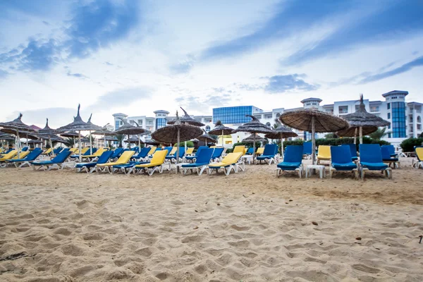 Stranda i Hammamet, Tunisia – stockfoto