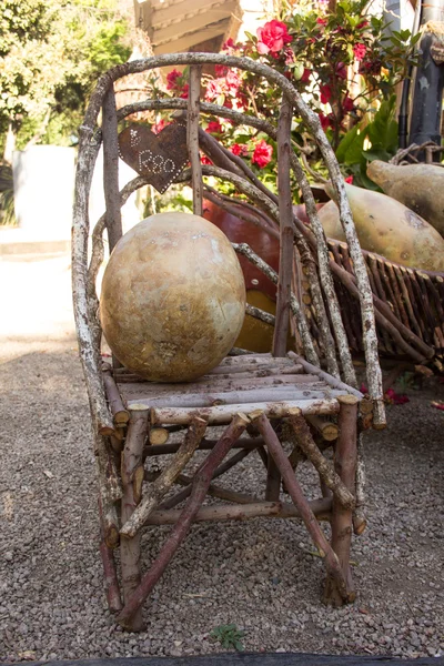 Antique handmade furniture — Stock Photo, Image