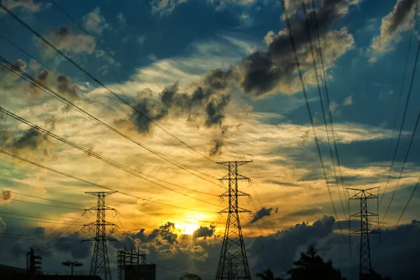 Líneas eléctricas —  Fotos de Stock