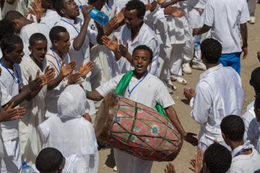 Timket Celebrations in Ethiopia clipart