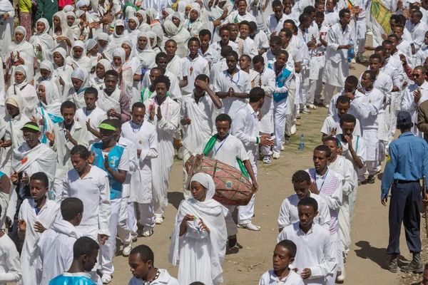 Timket Célébrations en Ethiopie — Photo