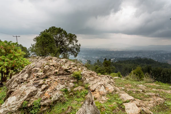Vista dal Monte Entoto — Foto Stock