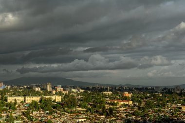 addis ababa havadan görünümü
