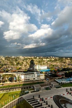 addis ababa havadan görünümü