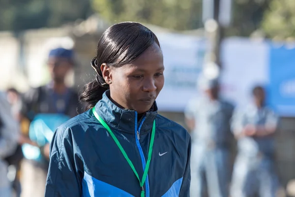 2013 NY Marathon vincitore Priscah Jeptoo — Foto Stock