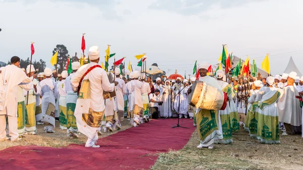 在埃塞俄比亚 2014 timket 庆祝活动 — 图库照片