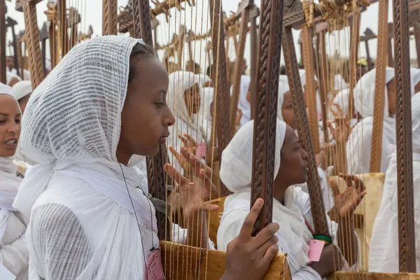 2014 Celebrações da Timket na Etiópia — Fotografia de Stock
