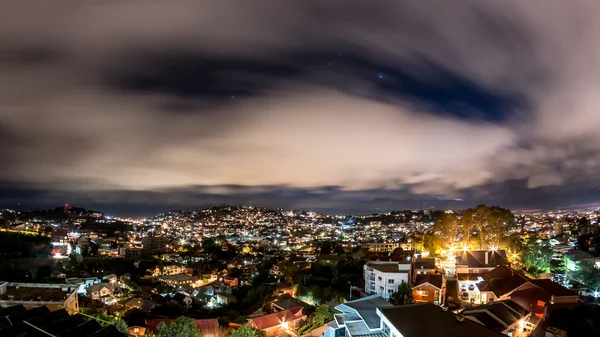 Nightfall over Antananarivo — Stock Photo, Image