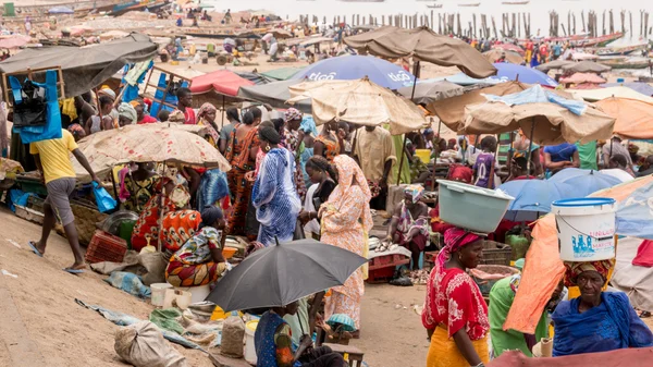 Marché aux poissons de Mbour — Photo