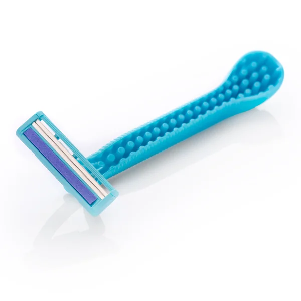 Blue razor — Stock Photo, Image