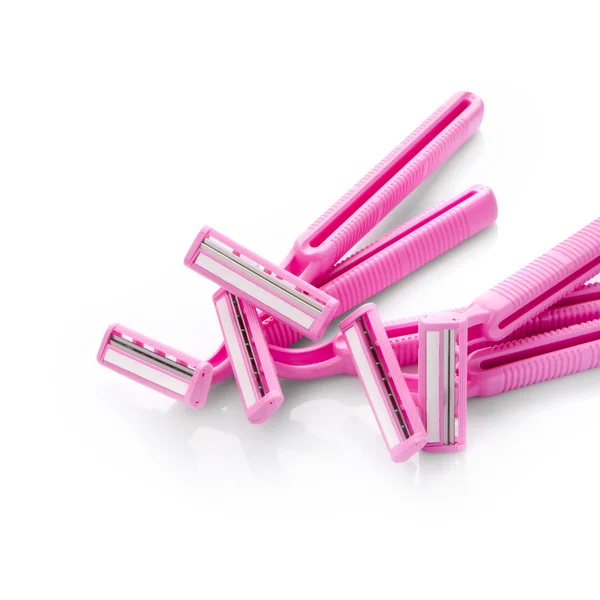 Pink razor — Stock Photo, Image