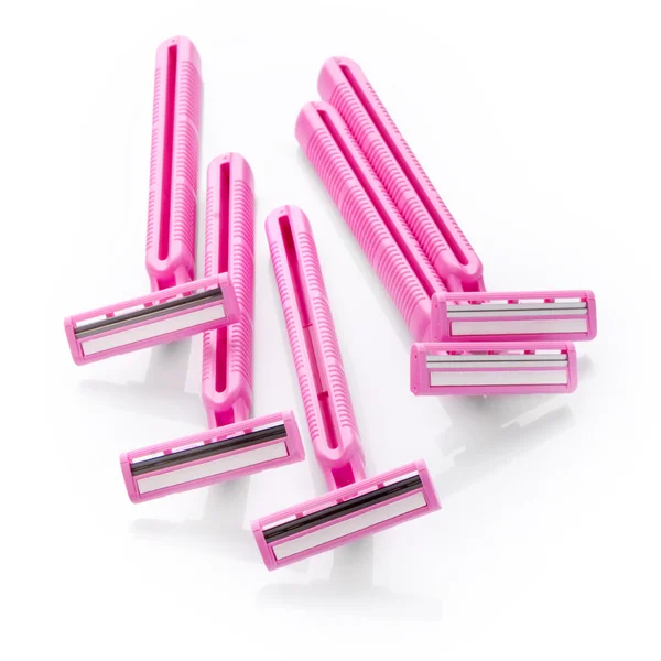 Pink razor — Stock Photo, Image