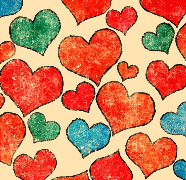 Hearts background — Stock Photo, Image