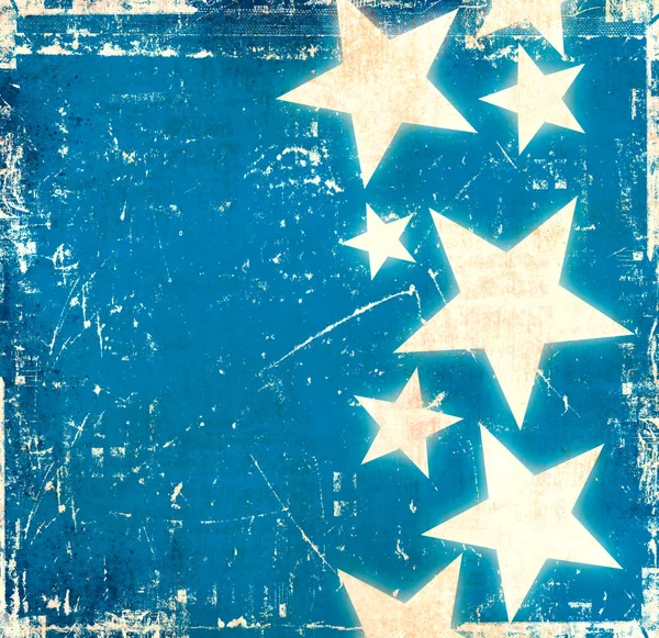 Grunge-Stars im Hintergrund — Stockfoto