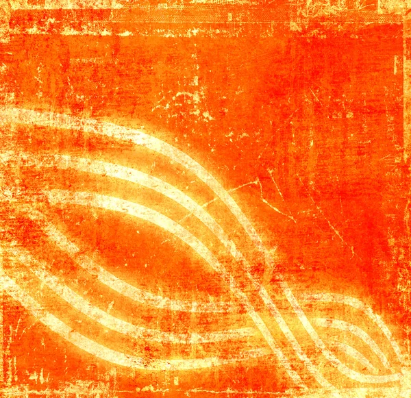 Orange grunge background with stripes — Stock Photo, Image