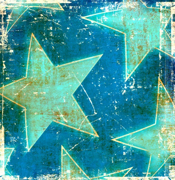 Azul estrelas fundo — Fotografia de Stock