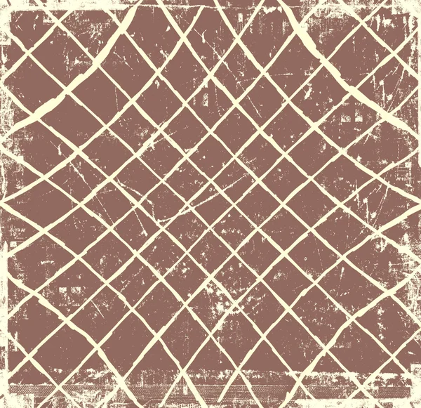 Vintage scratch checkered background — Stock Photo, Image